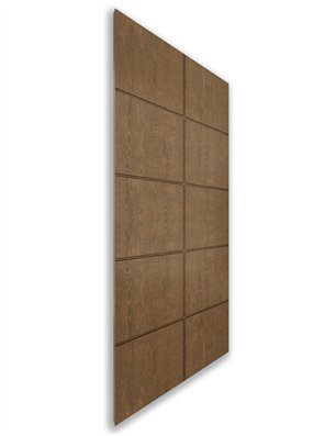 Holzschiebetür Nur Türblatt - Nussbaum  Model 1029