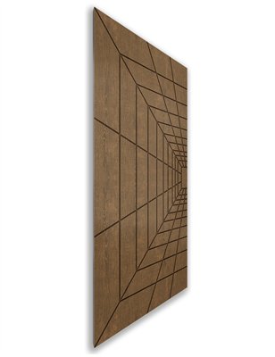 Holzschiebetür Nur Türblatt - Nussbaum  Model 1034