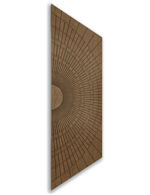 Holzschiebetür Nur Türblatt - Nussbaum  Model 1036