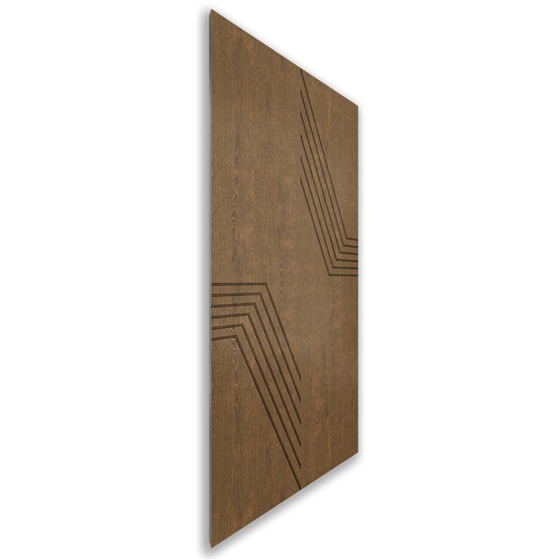Holzschiebetür Nur Türblatt - Nussbaum Model 1060 Holzschiebetür Nur Türblatt - Nussbaum Model 1060