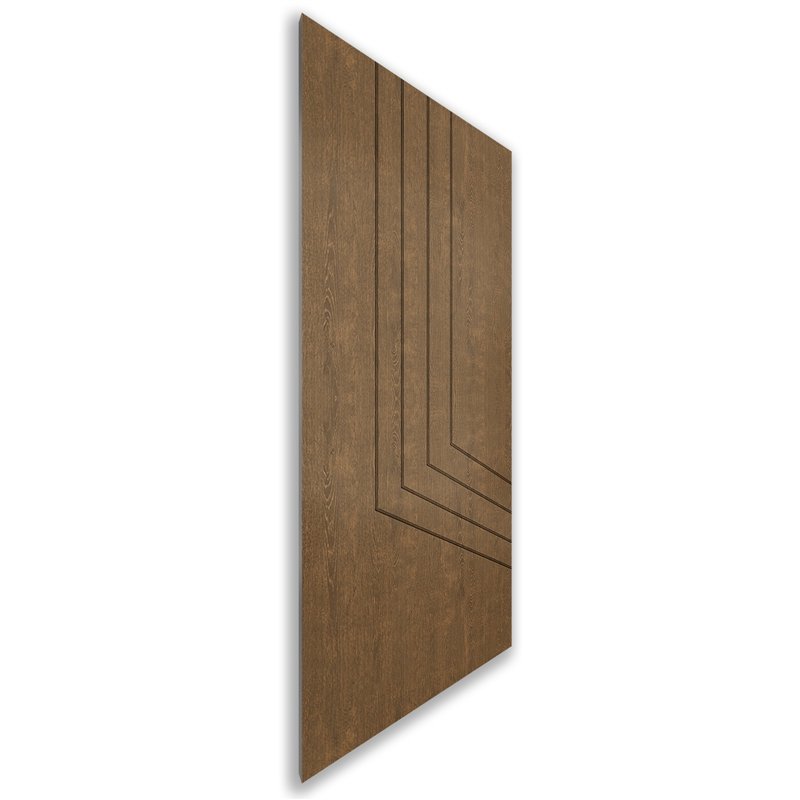 Holzschiebetür Nur Türblatt - Nussbaum Model 1073 Holzschiebetür Nur Türblatt - Nussbaum Model 1073