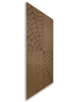 Holzschiebetür Nur Türblatt - Nussbaum  Model 1076
