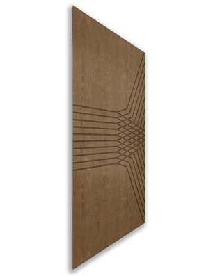 Holzschiebetür Nur Türblatt - Nussbaum  Model 1085