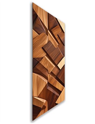Holzschiebetür Nur Türblatt - Holzkunst Model 1075