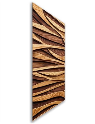 Holzschiebetür Nur Türblatt - Holzkunst  Model 1082