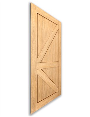 Holzschiebetür Nur Türblatt - Country  Model 1028