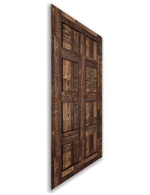 Holzschiebetür Nur Türblatt - Country Model 1036