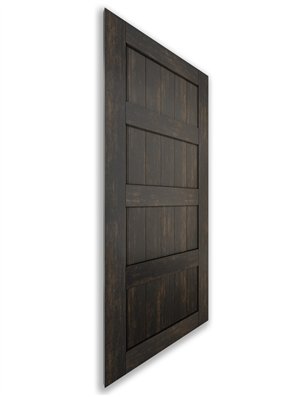 Holzschiebetür Nur Türblatt - Country  Model 1039