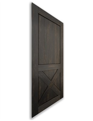 Holzschiebetür Nur Türblatt - Country Model 1041