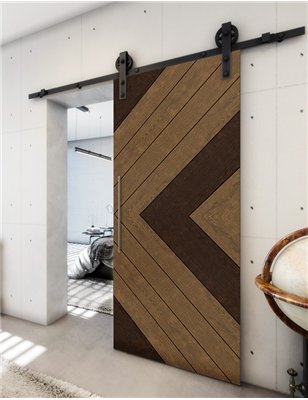 Holzschiebetür Barn-Line - Holz-Mix Model 2038
