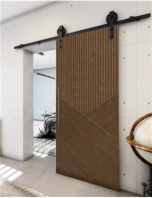 Holzschiebetür Barn-Line - Nussbaum Model 2044