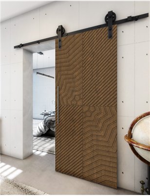 Holzschiebetür Barn-Line - Nussbaum Model 2050