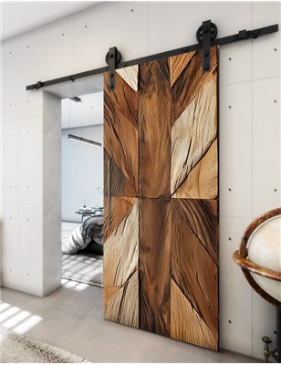 Holzschiebetür Barn-Line - Holzkunst Model 2048
