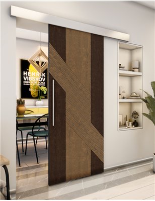 Holzschiebetür Eco-Line - Holz-Mix Model 2019