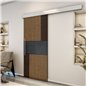 Holzschiebetür Eco-Line - Holz-Mix Model 2027 Holzschiebetür Eco-Line - Holz-Mix Model 2027