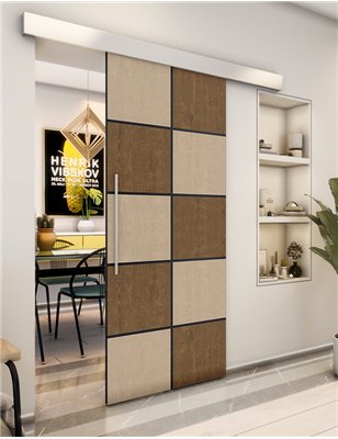 Holzschiebetür Eco-Line - Holz-Mix Model 2029