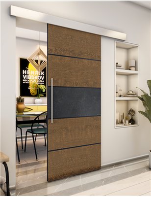Holzschiebetür Eco-Line - Holz-Mix Model 2031