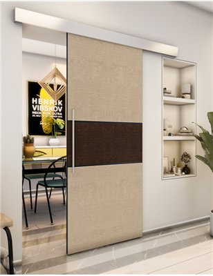 Holzschiebetür Eco-Line - Holz-Mix Model 2032