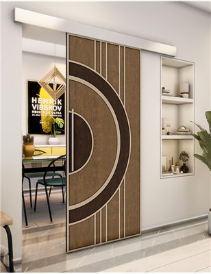 Holzschiebetür Eco-Line - Holz-Mix Model 2035
