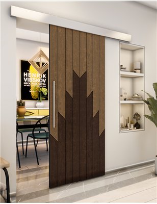 Holzschiebetür Eco-Line - Holz-Mix Model 2039