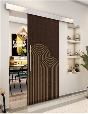 Holzschiebetür Eco-Line - Holz-Mix Model 2057