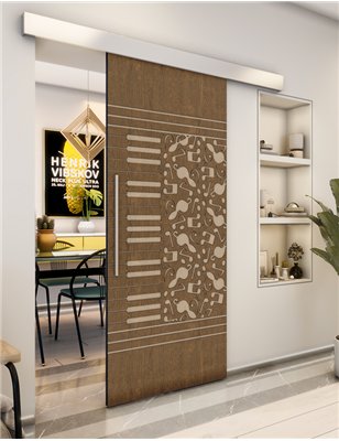 Holzschiebetür Eco-Line - Holz-Mix Model 2061