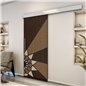 Holzschiebetür Eco-Line - Holz-Mix Model 2068 Holzschiebetür Eco-Line - Holz-Mix Model 2068