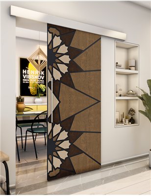 Holzschiebetür Eco-Line - Holz-Mix Model 2069