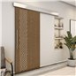 Holzschiebetür Eco-Line - Holz-Mix Model 2070 Holzschiebetür Eco-Line - Holz-Mix Model 2070