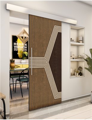 Holzschiebetür Eco-Line - Holz-Mix Model 2079