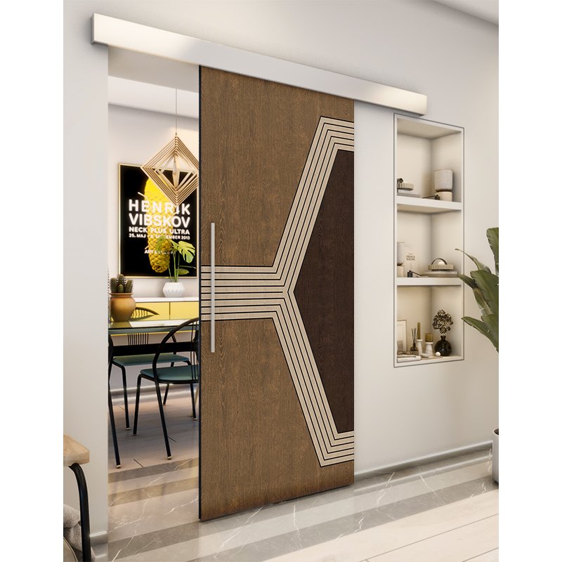 Holzschiebetür Eco-Line - Holz-Mix Model 2079 Holzschiebetür Eco-Line - Holz-Mix Model 2079