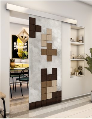 Holzschiebetür Eco-Line - Holz-Mix Model 2081