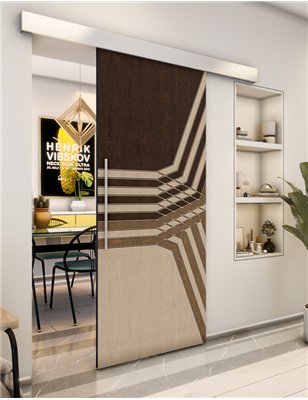 Holzschiebetür Eco-Line - Holz-Mix Model 2085