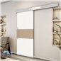 Holzschiebetür Eco-Line - Eiche und Weiss Model 2032 Holzschiebetür Eco-Line - Eiche und Weiss Model 2032