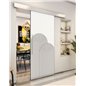 Holzschiebetür Eco-Line - Eiche und Weiss Model 2057 Holzschiebetür Eco-Line - Eiche und Weiss Model 2057
