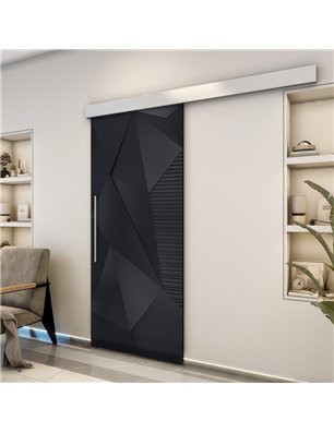 Holzschiebetür Eco-Line - Schwarz  Model 2033