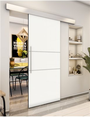 Holzschiebetür Eco-Line - Weiss Model 2032