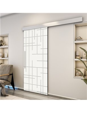 Holzschiebetür Eco-Line - Weiss  Model 2087