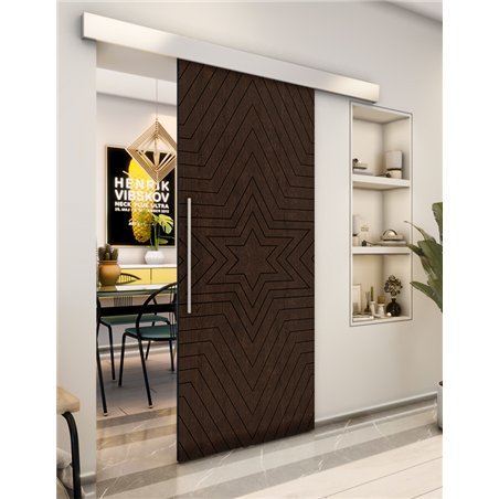 Holzschiebetür Eco-Line - Wenge Model 2045
