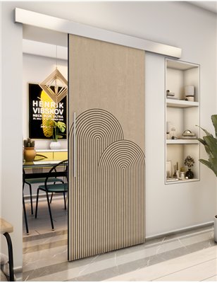 Holzschiebetür Eco-Line - Eiche Model 2057