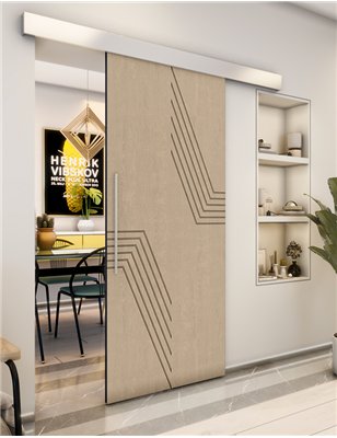 Holzschiebetür Eco-Line - Eiche Model 2060