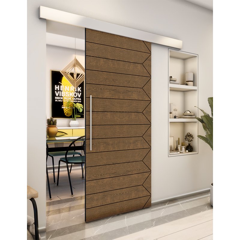 Holzschiebetür Eco-Line - Nussbaum Model 2007 Holzschiebetür Eco-Line - Nussbaum Model 2007