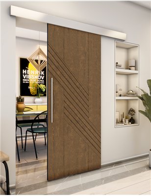 Holzschiebetür Eco-Line - Nussbaum Model 2019