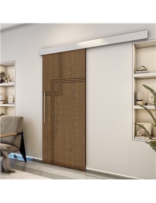 Holzschiebetür Eco-Line - Nussbaum  Model 2059