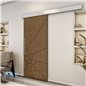 Holzschiebetür Eco-Line - Nussbaum Model 2068 Holzschiebetür Eco-Line - Nussbaum Model 2068