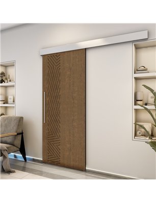 Holzschiebetür Eco-Line - Nussbaum  Model 2070