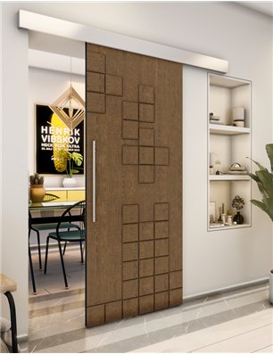 Holzschiebetür Eco-Line - Nussbaum  Model 2081