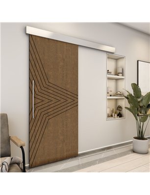 Holzschiebetür Eco-Line - Nussbaum  Model 2083