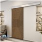 Holzschiebetür Eco-Line - Nussbaum Model 2085 Holzschiebetür Eco-Line - Nussbaum Model 2085