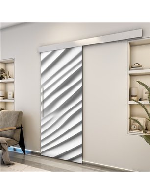 Holzschiebetür Eco-Line - Weiss 3D  Model 2010